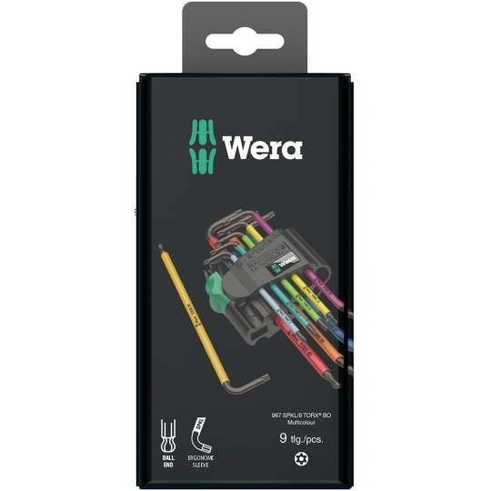 Wera Torx Sleutelset Bo Spkl Multicolour Weragereedschap Nl